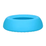 Silikonová miska na krmivo a vodu pro psy s okrajem proti rozlití, 800 ml, modrá – Excellent Pets No-Spill Bowl - Obrázek 3