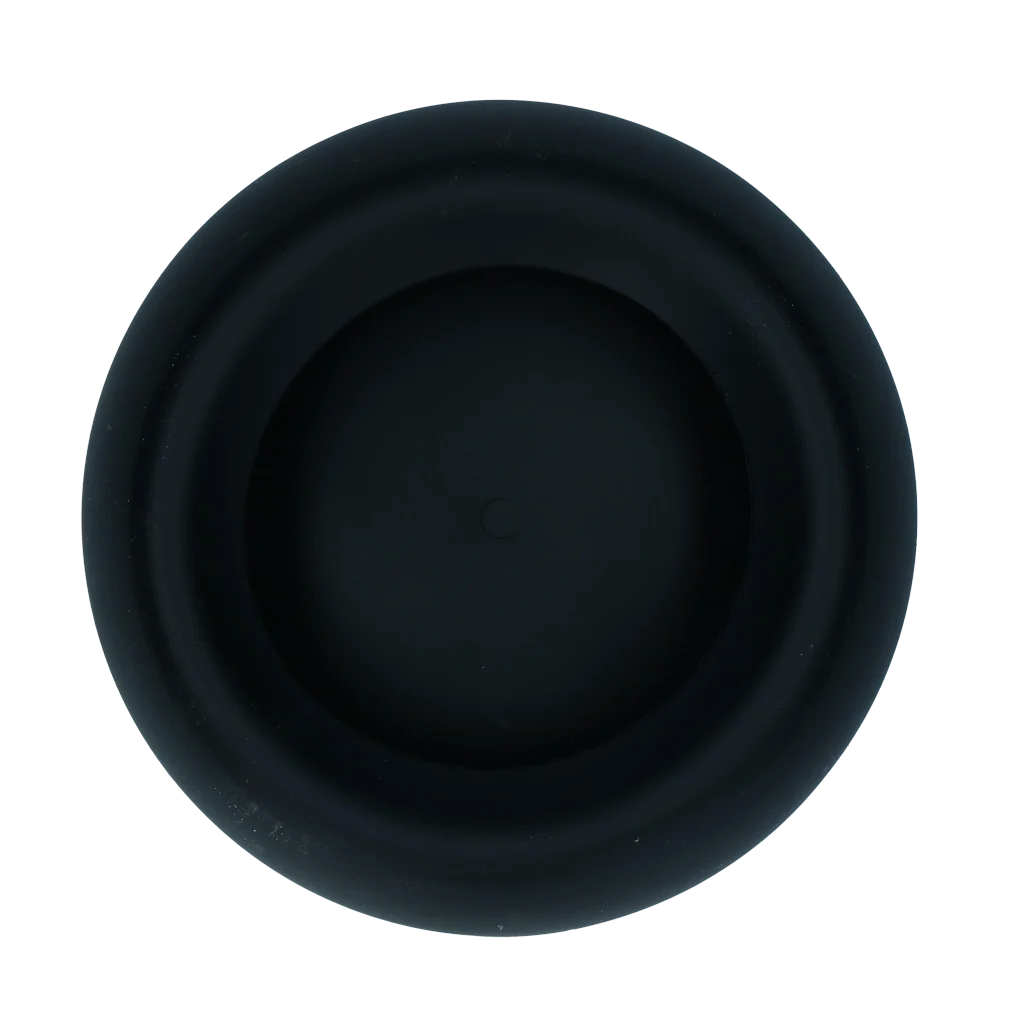 Silikonová miska na krmivo a vodu pro psy s okrajem proti rozlévání, 800 ml, antracitová – Excellent Pets No-Spill Bowl - Obrázek 2