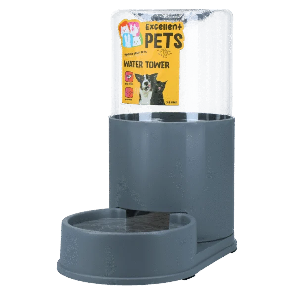 Napájecí věž s miskou na vodu 3,8 l – Excellent Pets Water Tower