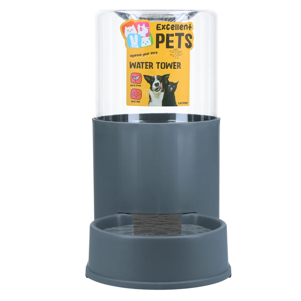 Napájecí věž s miskou na vodu 3,8 l – Excellent Pets Water Tower - Obrázek 2