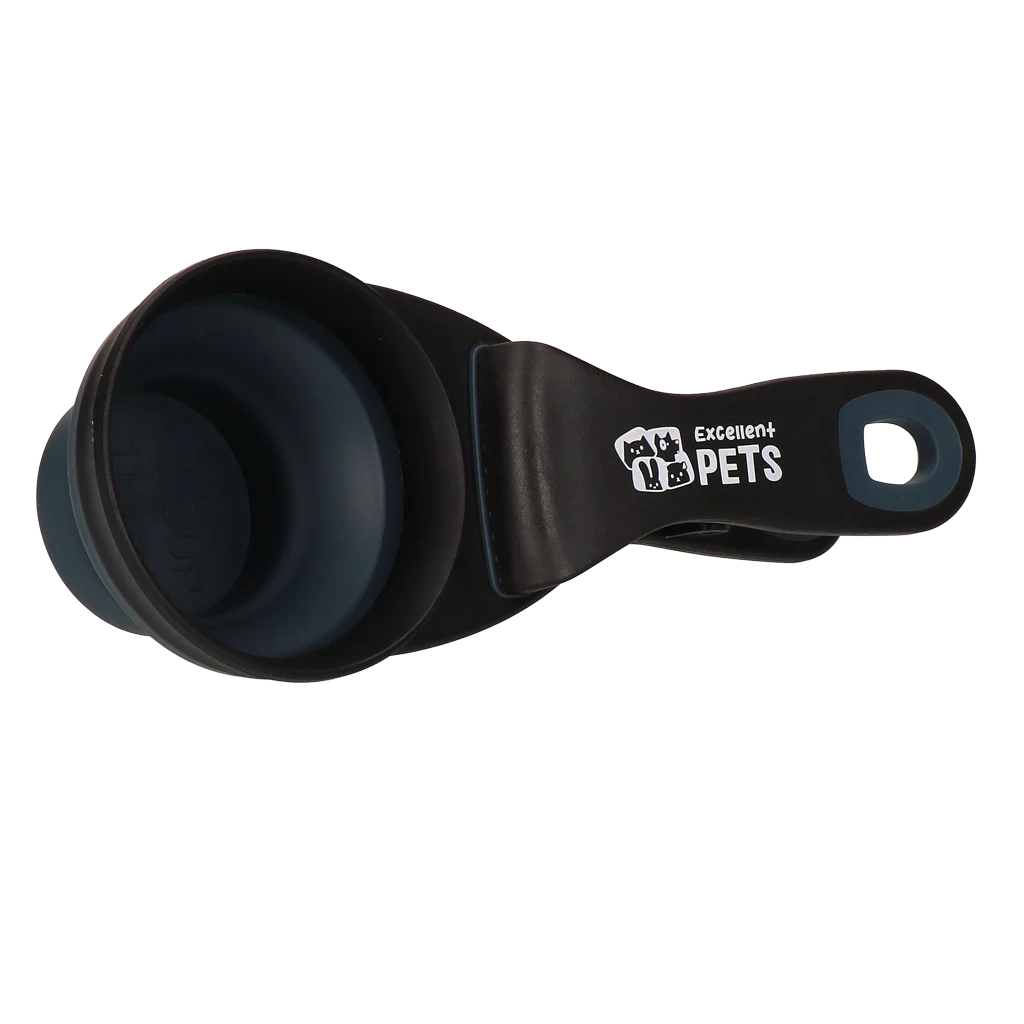 Odměrka na krmivo se zavíracím klipem, 0,5 cup – Excellent Pets Clip Scoop - Obrázek 3