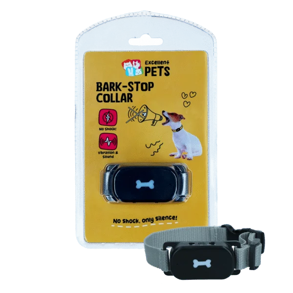 Protištěkací obojek se zvukem a vibracemi – Excellent Pets Bark-Stop Collar
