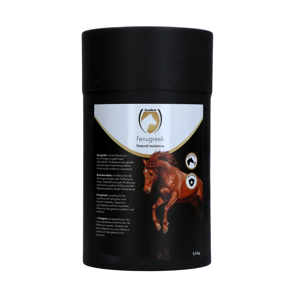 Prášek z pískavice pro koně, 2,5 kg – Excellent Horse Fenugreek - Obrázek 1