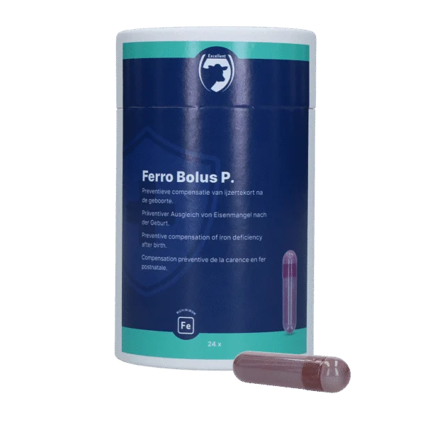 Železný bolus pro telata, 24 x 8,5 g – Excellent Ferro Bolus P
