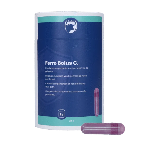 Železný bolus pro telata, 24 x 9,5 g – Excellent Ferro Bolus C