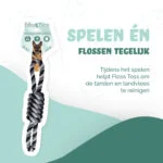 Bavlněné přetahovadlo pro psy, 61 cm – Floss Toss Natural Dental Ropes Dental Rope Exteme 8-Tugger - Obrázek 2