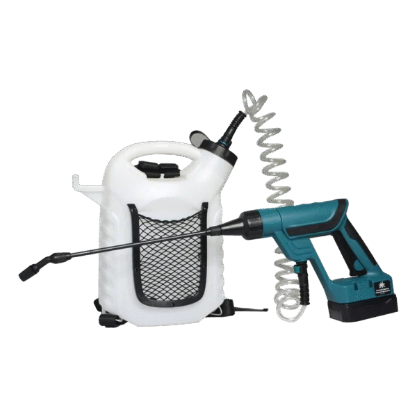 Akumulátorový zádový postřikovač s postřikovací trubicí 80 cm, 6 l – FlowZone Lil'Squirt