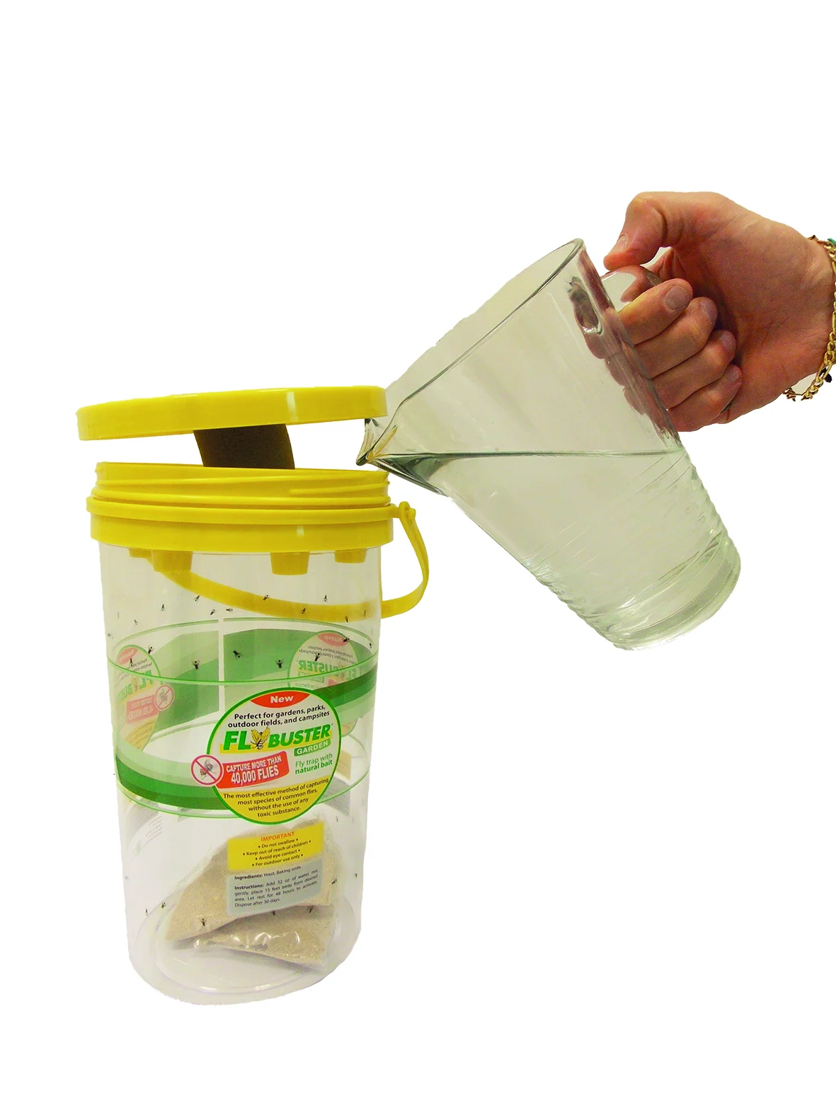 Venkovní past na mouchy se 40 g návnady – Flybuster Garden Trap - Obrázek 3