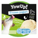 Jogurtová pochoutka pro psy a kočky k zamrazení, kuře a jablko, 110 g – YowUp! Frozen Yoghurt Chicken & Apple