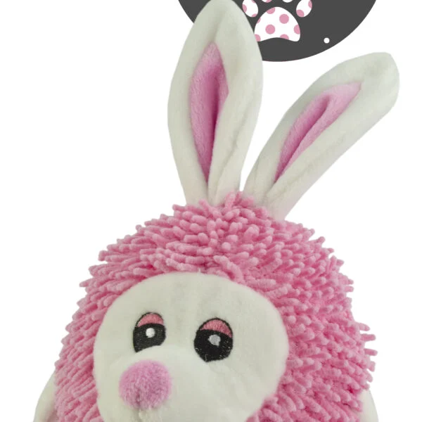 Plyšový králík pro psy s pískátkem, 23 cm – Fuzzle