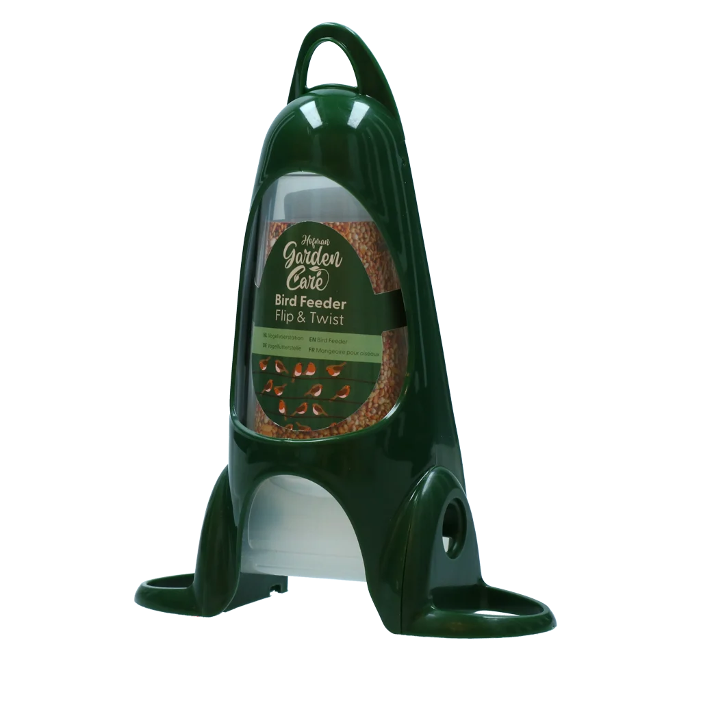 Krmítko se sedacím kruhem a 2 otvory, 1200 g – Hofman Garden Care Bird Feeder Flip & Twist - Obrázek 1
