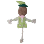 Přetahovací hračka strašák s šustícím tělem a lanem – Garden Paws Scarecrow Indy Fields M - Obrázek 3