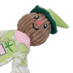 Přetahovací hračka strašák s šustícím tělem a lanem – Garden Paws Scarecrow Indy Fields M - Obrázek 4