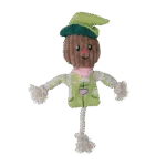 Přetahovací hračka strašák se šustícím tělem a lanem – Garden Paws Scarecrow Indy Fields S - Obrázek 2