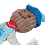 Přetahovací hračka strašák s šustícím tělem a lanem – Garden Paws Scarecrow Calvin Crow S - Obrázek 4
