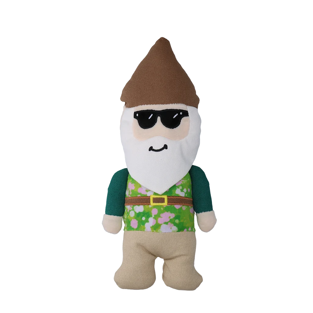Plyšová hračka pro psy zahradní trpaslík s pískátkem M – Garden Paws Garden Gnome Smirking Steve M - Obrázek 2