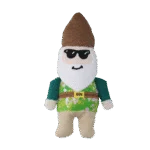 Plyšová hračka pro psy zahradní trpaslík s pískátkem S – Garden Paws Garden Gnome Smirking Steve S - Obrázek 2