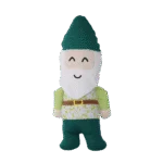 Plyšová hračka pro psy zahradní skřítek s pískátkem M – Garden Paws Garden Gnome Gentle George M - Obrázek 2