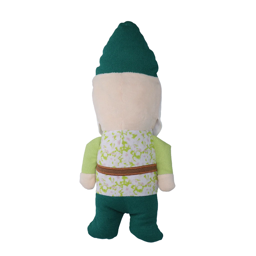 Plyšová hračka pro psy zahradní skřítek s pískátkem M – Garden Paws Garden Gnome Gentle George M - Obrázek 3