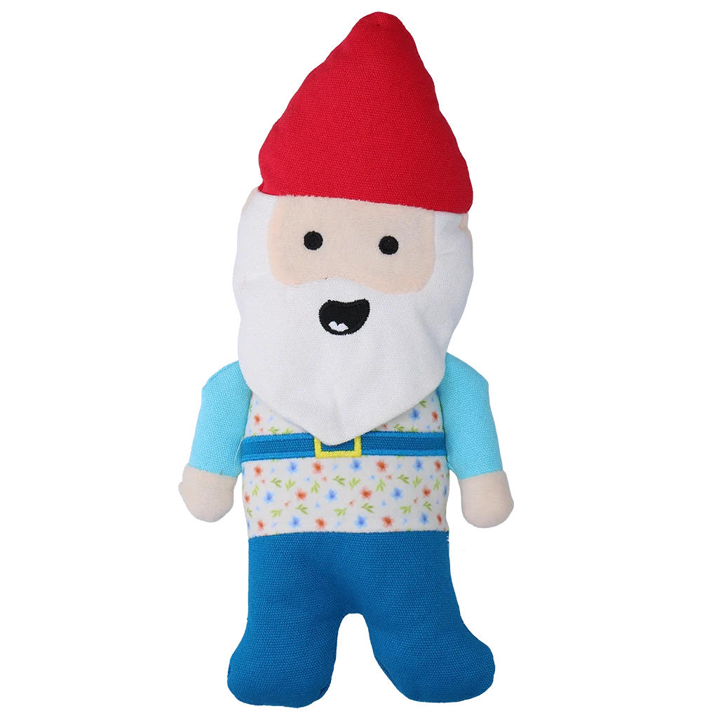 Plyšová hračka pro psy Zahradní trpaslík s pískátkem M – Garden Paws Garden Gnome Happy Henry M - Obrázek 2