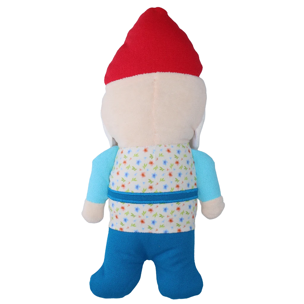 Plyšová hračka pro psy Zahradní trpaslík s pískátkem M – Garden Paws Garden Gnome Happy Henry M - Obrázek 3