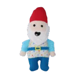 Plyšová hračka pro psy zahradní trpaslík s pískátkem S – Garden Paws Garden Gnome Happy Henry S - Obrázek 2