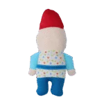 Plyšová hračka pro psy zahradní trpaslík s pískátkem S – Garden Paws Garden Gnome Happy Henry S - Obrázek 3