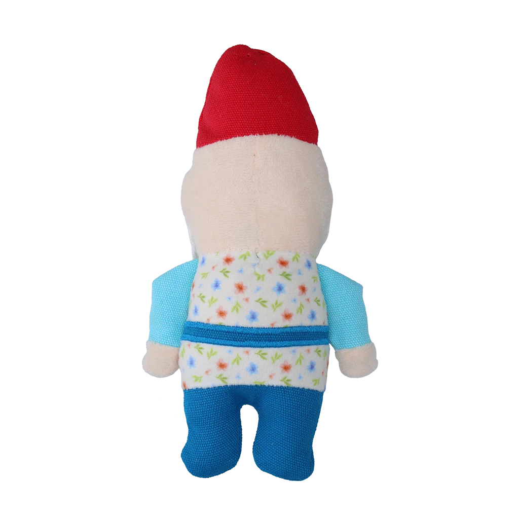 Plyšová hračka pro psy zahradní trpaslík s pískátkem S – Garden Paws Garden Gnome Happy Henry S - Obrázek 3