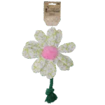 Plyšová hračka pro psy, květina s provazem, M – Garden Paws Flower Spring Sakura