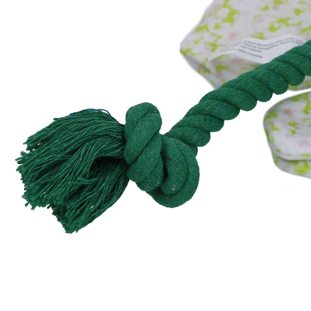 Plyšová hračka pro psy, květina s provazem, M – Garden Paws Flower Spring Sakura - Obrázek 4