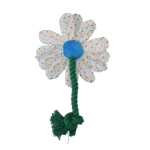 Plyšová hračka pro psy ve tvaru květiny s lanem, S – Garden Paws Flower Sky Flowers - Obrázek 2