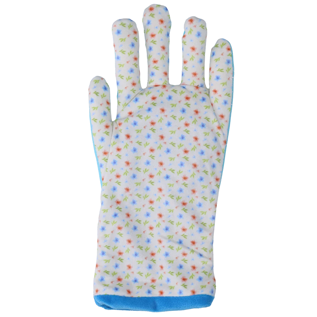 Čichací hračka se šustivým materiálem a prostorem na pamlsky – Garden Paws Garden Glove Sky Flowers - Obrázek 5