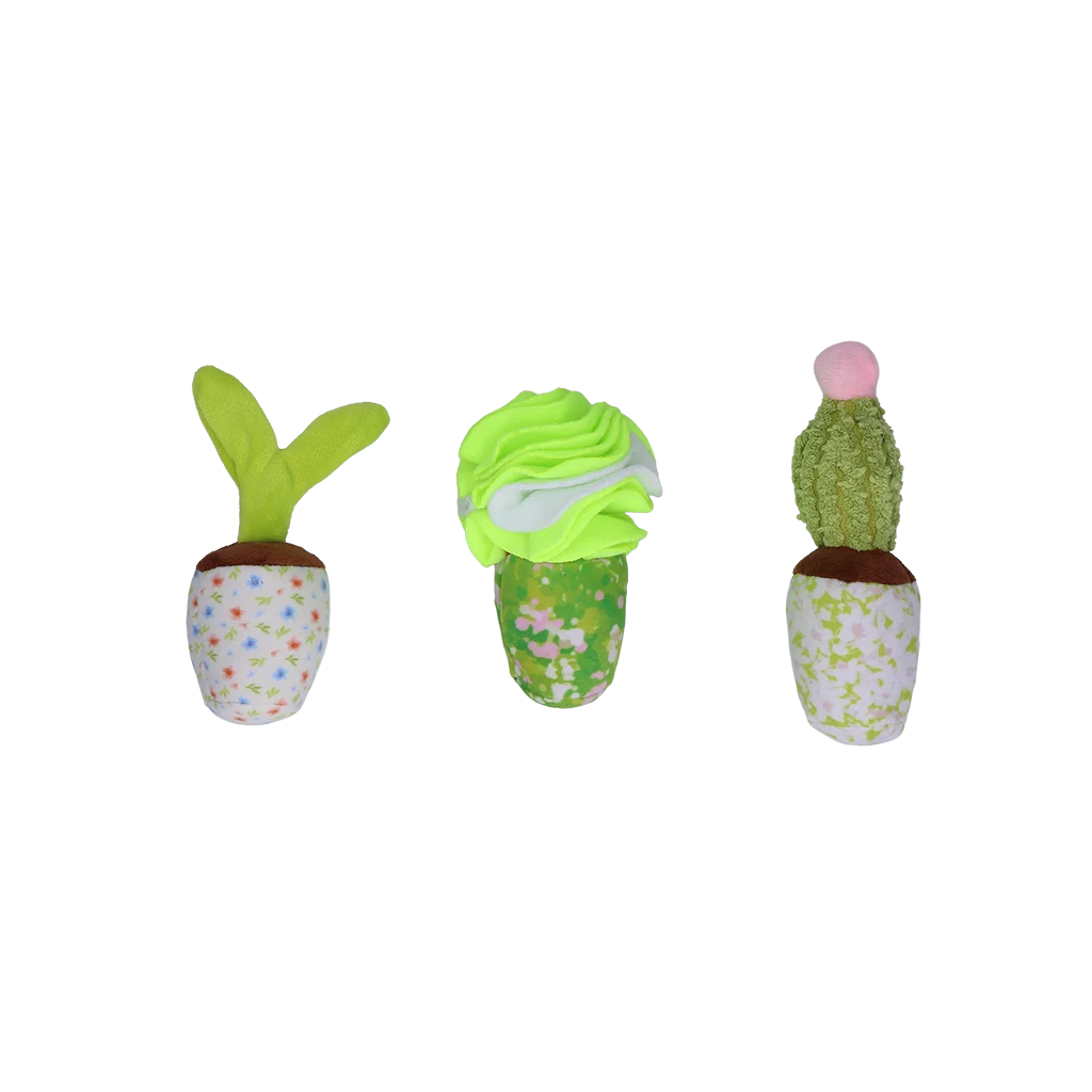 Čmuchací box pro psy s vyjímatelnými rostlinkami – Garden Paws Snuffle Box Sprout, Crop & Cactus - Obrázek 2