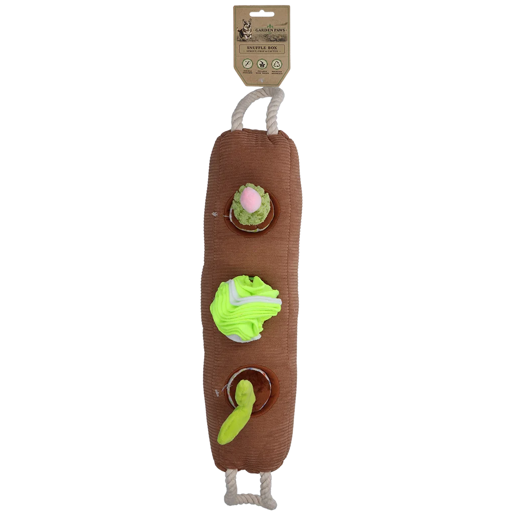 Čmuchací box pro psy s vyjímatelnými rostlinkami – Garden Paws Snuffle Box Sprout, Crop & Cactus - Obrázek 6