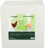 Napájecí věž pro slepice z průhledného plastu, limetkově zelená, 5 l – Gaun - Obrázek 4