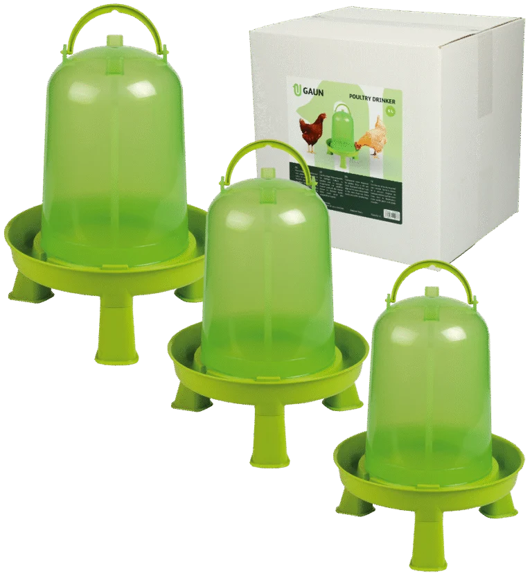 Napáječka pro drůbež na nožičkách, limetkově zelená, 1,5 l – Gaun