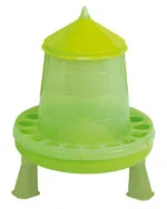 Zásobníkové krmítko pro drůbež na nožičkách, limetkově zelené, 4 kg – Gaun - Obrázek 2