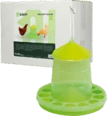 Krmná věž pro drůbež z průhledného bioplastu, limetkově zelená, 2 kg – Gaun Bio Green Lemon