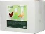Krmná věž pro drůbež z průhledného bioplastu, limetkově zelená, 2 kg – Gaun Bio Green Lemon - Obrázek 4