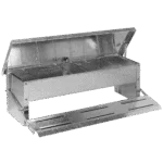 Šlapací krmítko pro slepice s víkem, 56 x 36 x 18,5 cm – Gaun