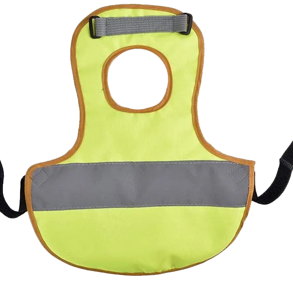 Vesta pro slepice s fluorescenčním pruhem, 24 x 31,5 cm – Gaun