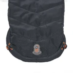 Psí bunda s plyšovou podšívkou a vodoodpudivým povrchem, velikost XS, černá – Goo-eez Mock Neck Signature Wrap Jacket - Obrázek 4