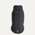 Psí bunda s plyšovou podšívkou, vodoodpudivá, M, délka zad 45 cm, černá – Goo-eez Mock Neck Signature Wrap Jacket - Obrázek 3