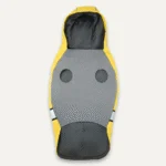 Pláštěnka pro psy s kapucí a reflexním lemem, velikost S, žlutá a šedá – Goo-eez Reflective Hooded Raincoat - Obrázek 4