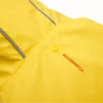 Pláštěnka pro psy s kapucí a reflexním lemem, velikost S, žlutá a šedá – Goo-eez Reflective Hooded Raincoat - Obrázek 5