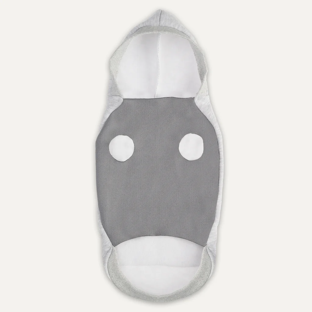 Mikina pro psa z fleecu s plyšovou podšívkou, velikost XXL, šedá – Goo-eez Kangaroo Fleece Hoodie - Obrázek 5