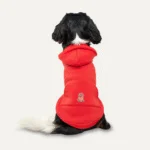 Mikina pro psa s plyšovou podšívkou, červená a černá, XXS – Goo-eez Kangaroo Fleece Hoodie - Obrázek 4