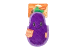 Pískací hračka pro psy se třemi pískátky – Growl Flip Floppz Eddie the Eggplant