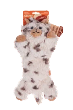 Plyšová hračka pro psy s 5 pískátky a šustivým papírem – Growl Cuddlerz Nibblers koza
