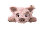 Plyšová hračka pro psy s 5 pískátky a šustivým papírem – Growl Cuddlerz Snorters, prasátko - Obrázek 2